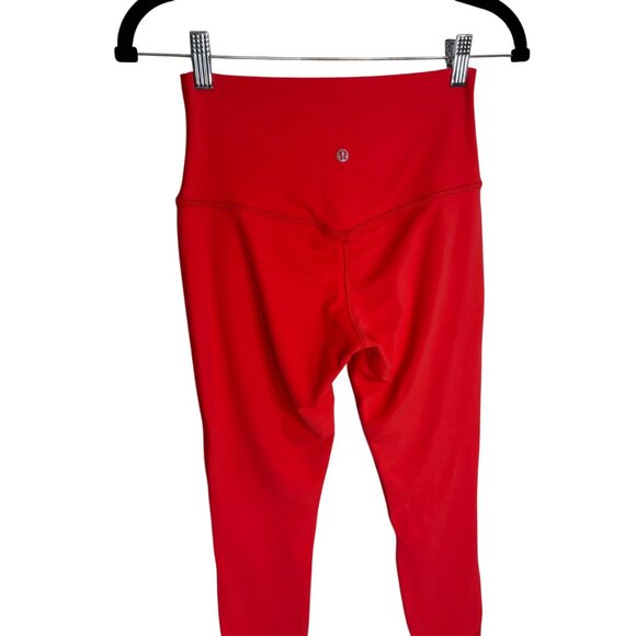 Lululemon Align High-Rise Crop 23" Love Red Leggings-sz 6 - Picture 10 of 11